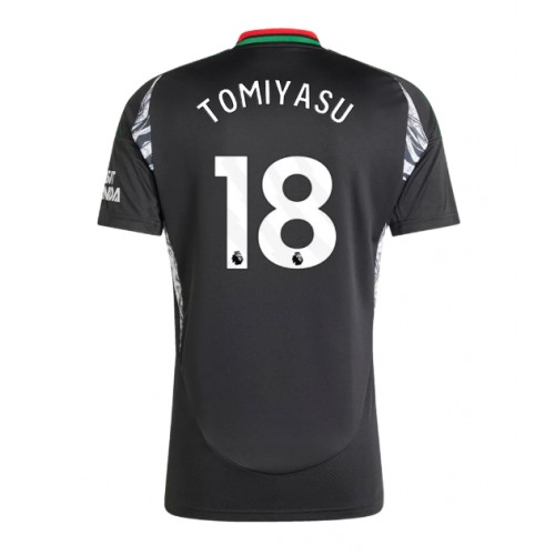 Fotbalové Dres Arsenal Takehiro Tomiyasu #18 Venkovní 2024-25 Krátký Rukáv